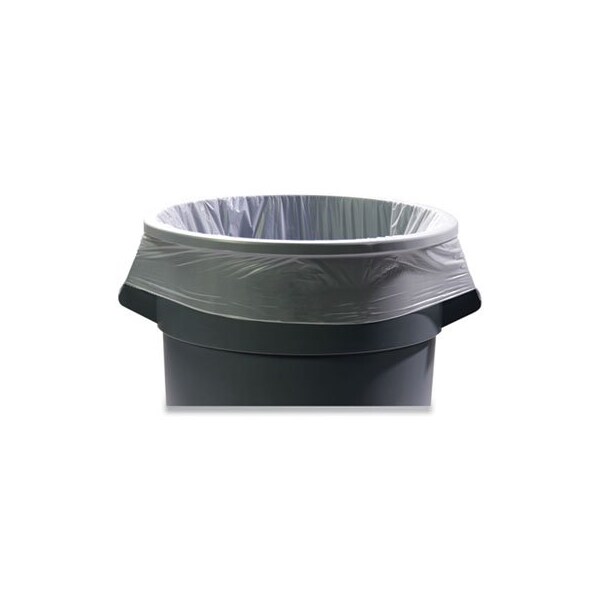 Coastwide ACCUFIT LINEAR LOW-DENSITY CAN LINERS, 44 GAL, 1.3 MIL, 37in X 50in, CLEAR, 100PK - 434449