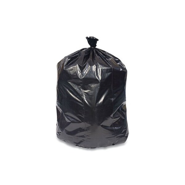 Coastwide REPROCESSED RESIN CAN LINERS, 33 GAL, 1.5 MIL, 33in X 39in, BLACK, 100PK - 394138