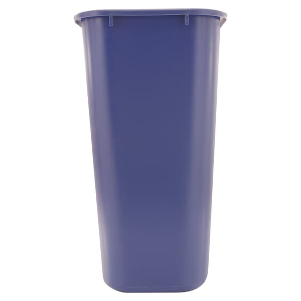 Rubbermaid Commercial 41.25 qt. Rectangular Desk Recycling Container, Bronze Vein/Bronze Vein, Plastic - FG295773BLUE