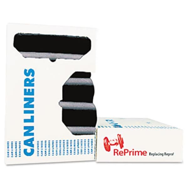 Her Can Liners- Prime Resin- 33 x 44- 0.9 mil- Black, 100PK - H6644TKR01
