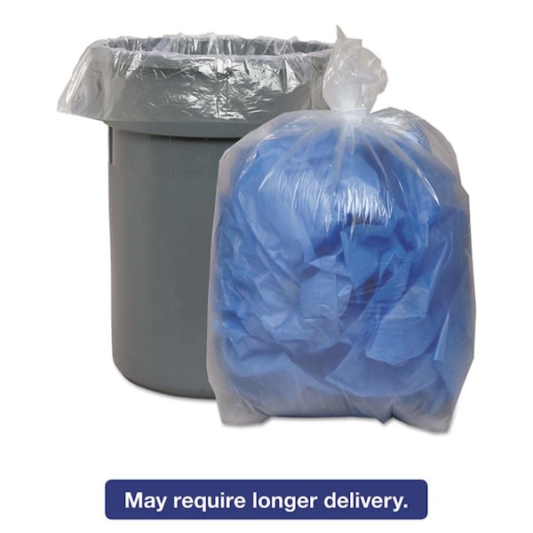 Pinpoint 39 x 33 in. Super Extra-Heavy Can Liner - Clear - PI3742343