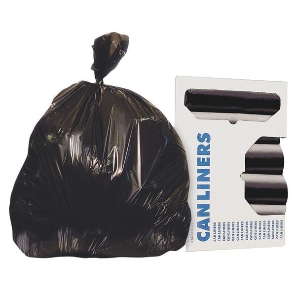 Heritage Bag Trash Bag, 33X40, Black, 16Mic, HDPE, PK250 - Z6640VK R01