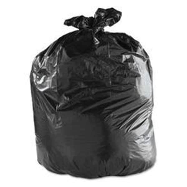Pitney Bowes 38 x 58 in. Pitt Plastics Liner Trash Bag, Black - EC385815K