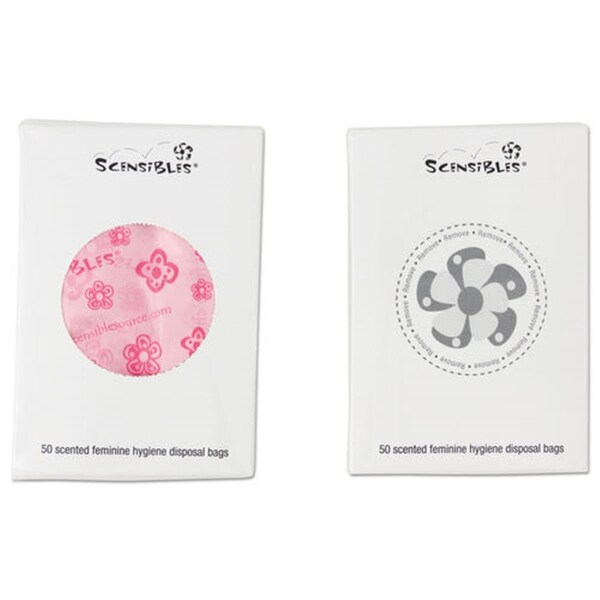 Light House Beauty HOS 3.38 x 9.75 in. Scensibles Personal Disposal Bags, Pink, 1200PK - LI3745961