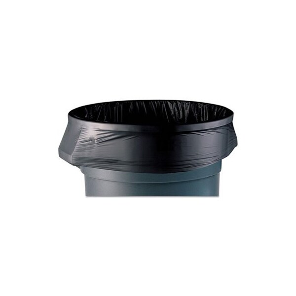Coastwide ACCUFIT LINEAR LOW-DENSITY CAN LINERS, 55 GAL, 1.3 MIL, 40in X 53in, BLACK, 100PK - 472384