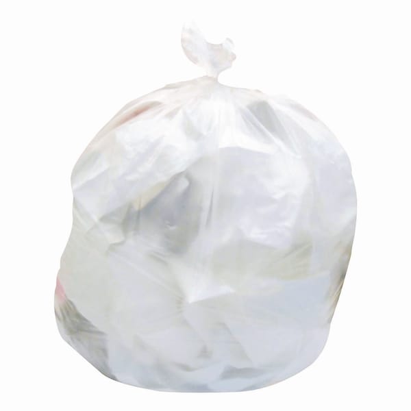Heritage High-Density Waste Can Liners, 33 gal, 9 mic, 33in x 40in, Natural, Roll, 500PK - Z6640LNR01