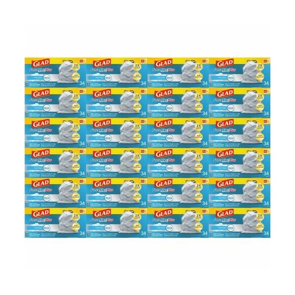 Clorox BAG, TRASH, 13GAL, ODOR SHIELD, 40PK - CLO70320BD