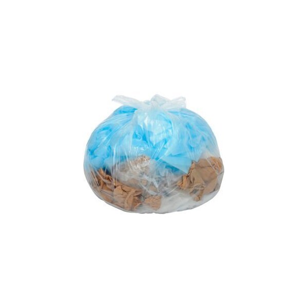 Napco Bag And Film GEC 153; Super Duty Clear Trash Bags - 40 to 45 Gal, 2.5 Mil, 100 Bags/Case - RST404625C