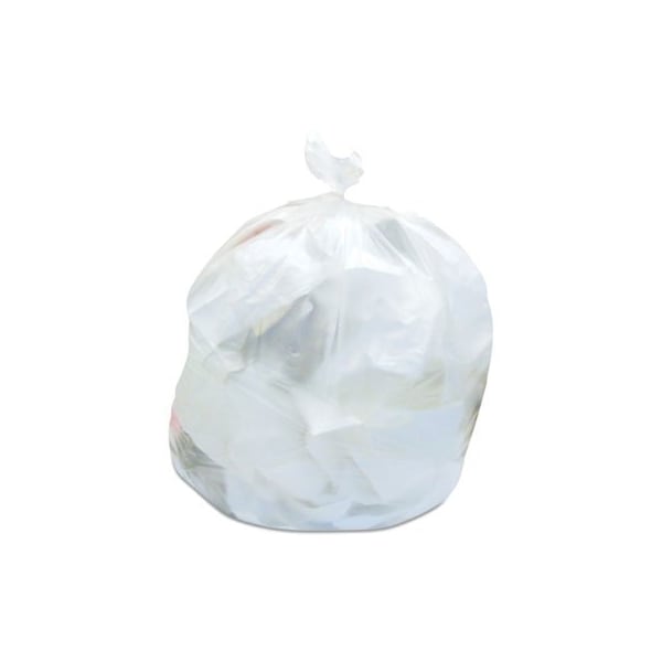 Coastwide HIGH-DENSITY CAN LINERS, 60 GAL, 22 MIC, 38in X 60in, NATURAL, 150PK - 847248