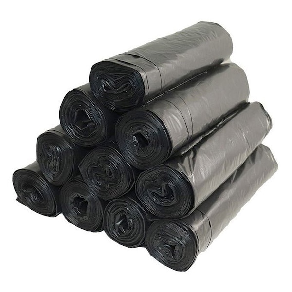 Wrap Tite Trash Can Liners, 33 in x 39 in, 1.5 mil, Black, 100 PK - CL1503339B