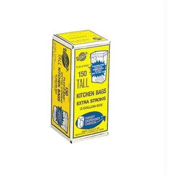 House Kitchen Bags 150 Count- White 13 Gallon - FBP13-150-FB13-150 - HO620627