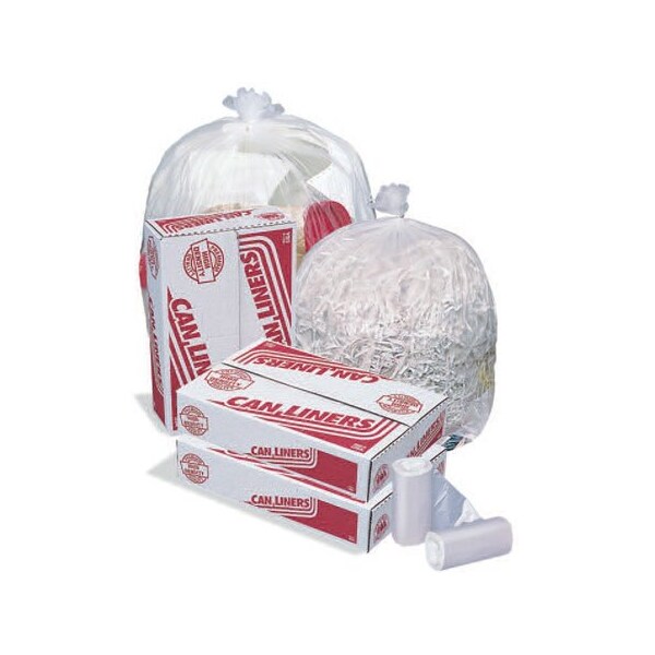 Pitt Plastics MR24330MC Pitt Plasti 24x33 8 mic Natural Hi-D Coreless Can Liner, 1000PK - MR-24330-MC