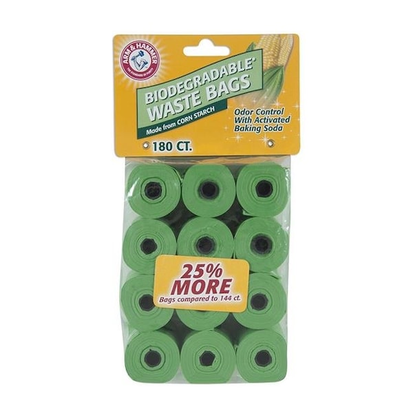 Arm & Hammer Arm & Hammer 71092 Corn Starch Waste Bag Refills; 180 Count - 71092