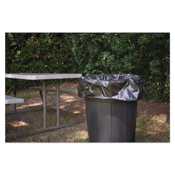 Stout 55 gal Trash Bags, 37 in x 52 in, Super Heavy-Duty, 2 mil, Black, 65 PK - P3752K20
