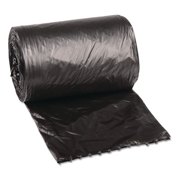 Boardwalk 4 gal Trash Bags, 17 in x 17 in, Light-Duty, 0.35 mm, Black, 1000 PK - BWK 1717L