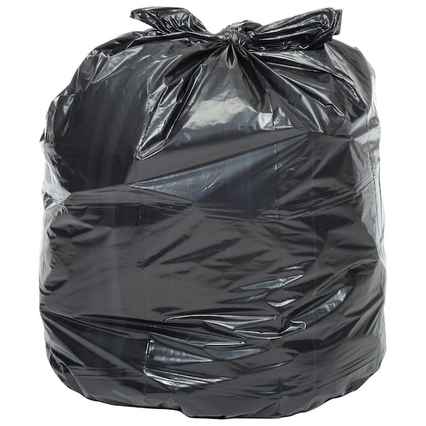 Global Industrial Trash Bags, Black, 100 PK - 261769