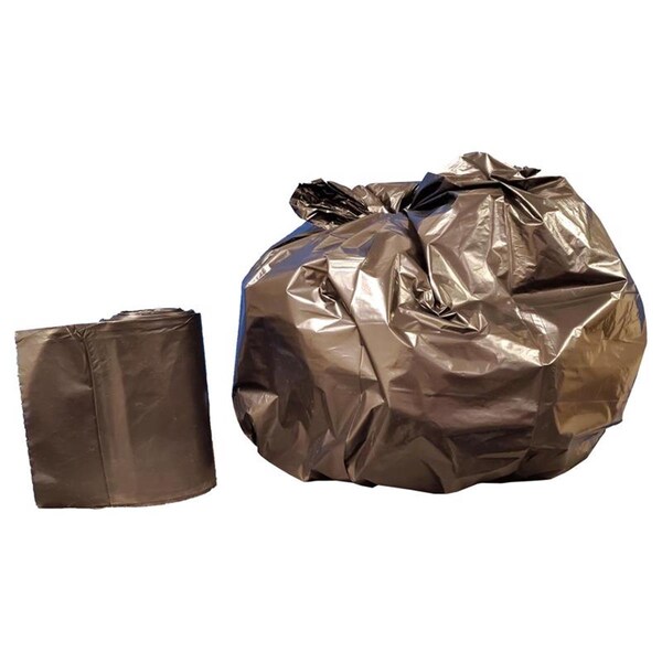 Tool 30 gal 0.6 mil Handle Tie Trash Can Liners, Black - TO2743202
