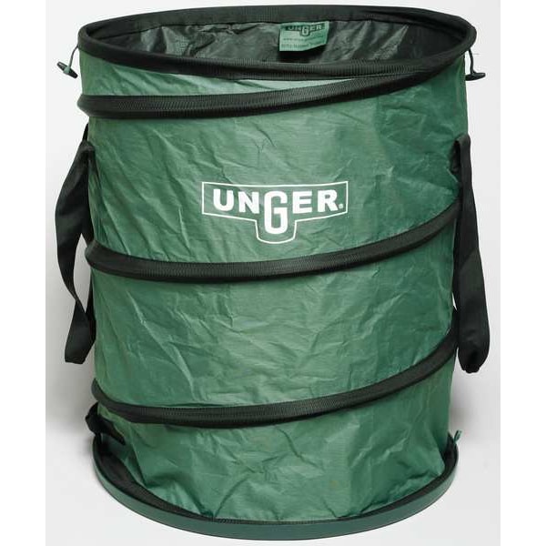 Unger 40 gal Collapsible Litter Bags, 23 in x 27 in, Green - NB300