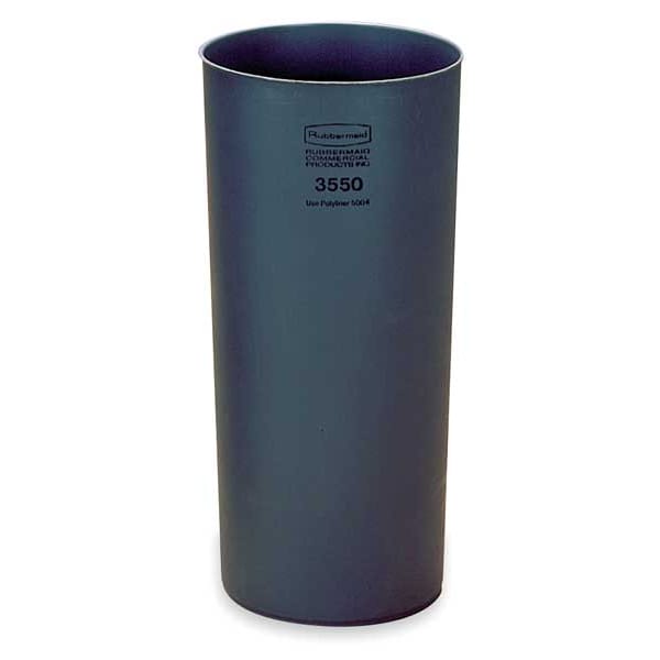 Rubbermaid Commercial 12-1/8 gal Rigid Liners, 12 in x 27 1/4 in, Gray - FG355000GRAY