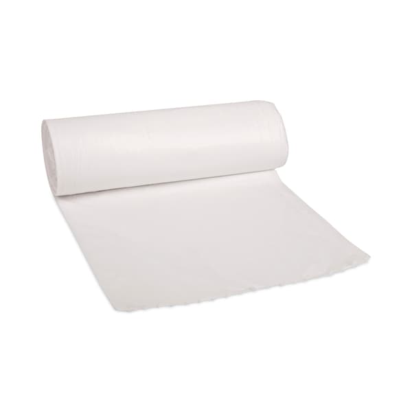 Boardwalk 55 gal Trash Bags, 38 in x 58 in, 0.63 mil, White - BWK515
