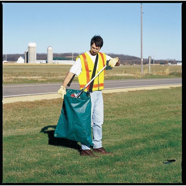 Zoro Select 5 gal Portable Litter Bags, 18 in x 30 in, Green - 160202