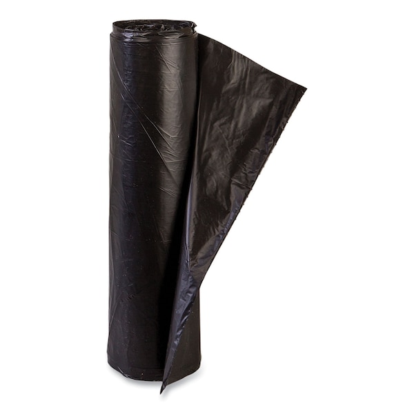 Inteplast Group 10 gal Trash Bags, 24 in x 24 in, Light-Duty, 6 microns, Black, 1000 PK - EC242406K