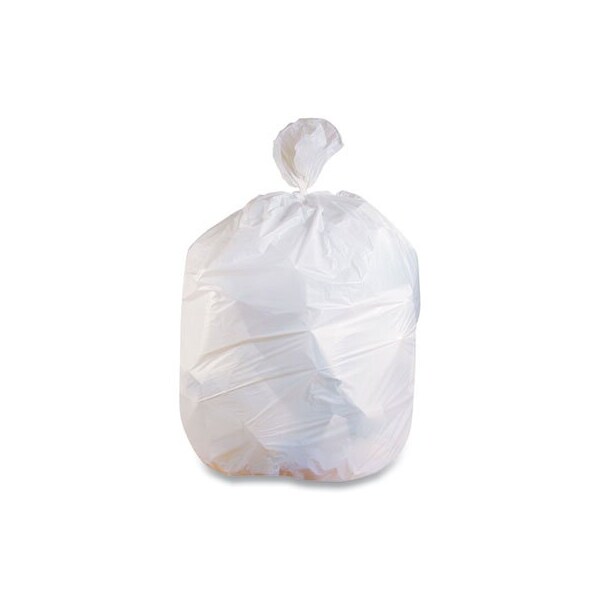 Coastwide LINEAR LOW-DENSITY CAN LINERS, 45 GAL, 0.74 MIL, 40in X 46in, WHITE, 100PK - 814897