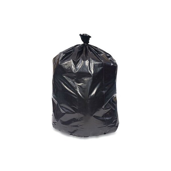 Coastwide REPROCESSED RESIN CAN LINERS, 33 GAL, 1.35 MIL, 33in X 39in, BLACK, 150PK - 814881