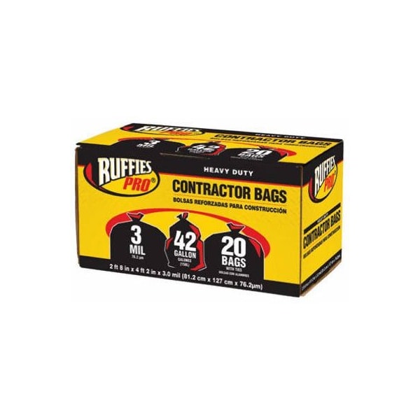 Berry Global 20PK 42GAL BLK Cont Bag - 1190270