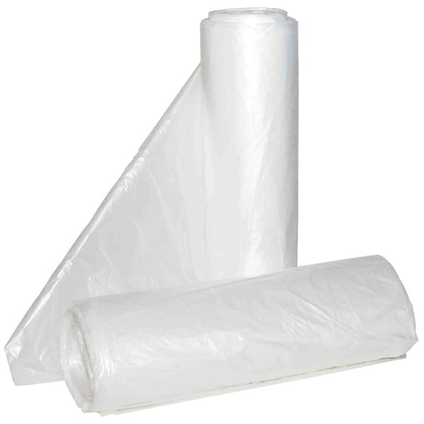 Aluf Plastics HiLene AntiMicrobial Can Liner, 30 x 37 in, 20 to 30 gal Capacity, HDPE, Clear - HCR-303710C