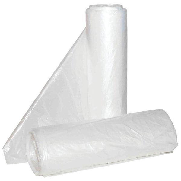 Aluf Plastics HiLene AntiMicrobial Can Liner, 30 x 37 in, 20 to 30 gal Capacity, HDPE, Clear - HCR-303713C