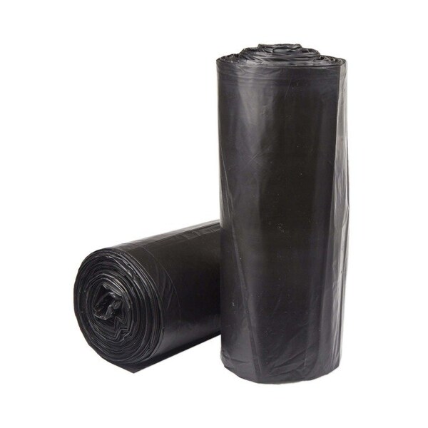 Mckesson Super Plus Duty Black Trash Bag, 60 gal, 1.2 Mil, 100PK - SL3858120K-1