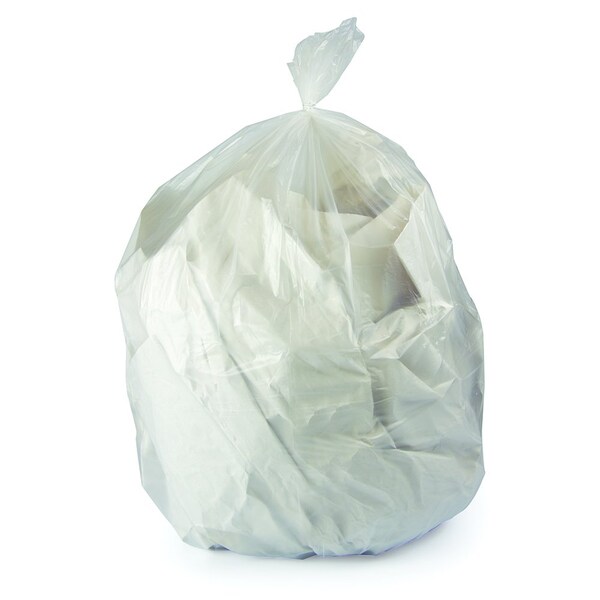 Heritage Bag 24X23 LLDPE Clear 0.55 Mil Flat Pack Can Liners 8-10 Gallon, 500PK - H4823HC