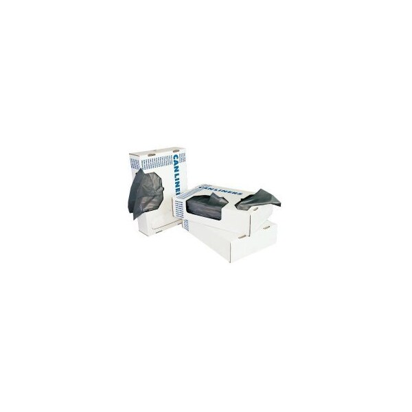 Heritage Bag H6639SG 33X39 LLDPE Gray 1.10 Mil Flat Pack Can Liners 33 Gallon, 250PK - 6639SG