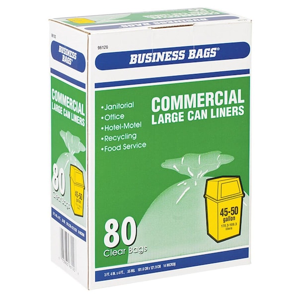 Berry Plastics 45-50 gal Commercial Drum & Can Liners Twist Ties, 80PK - BE5242