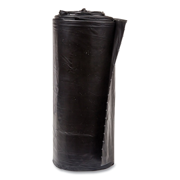 Inteplast Group 60 gal Trash Bags, 38 in x 60 in, Heavy-Duty, 17 microns, Black, 200 PK - S386017K