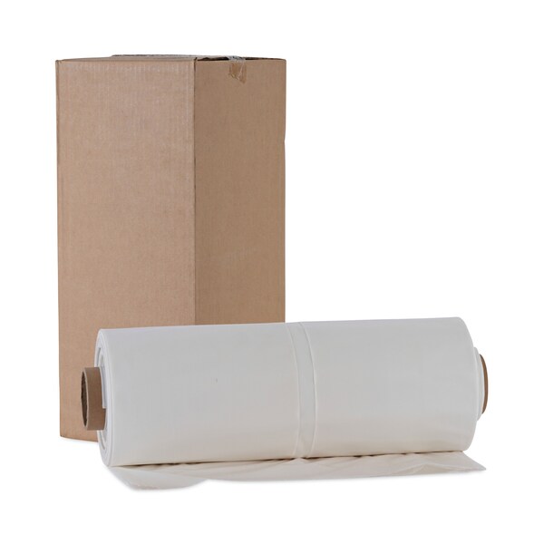 Boardwalk 60 gal Trash Bags, 38 in x 63 in, 2.7 mil, Clear - BWKD38634CL