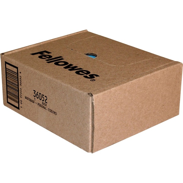 Fellowes 7 gal Shredder Bags, Clear, 100 PK - FEL36052
