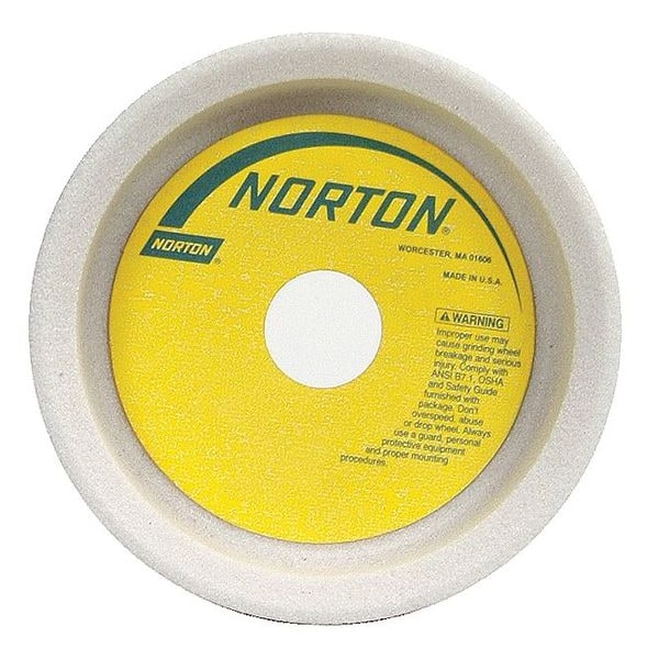 Norton Abrasives Straight Cup Wheel, 5 pulgadas de diámetro x 1.5 de grosor x 1.25 de altura, paquete de 5 - 66252830846