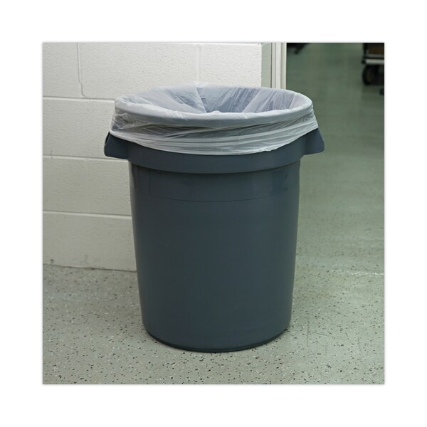 Boardwalk 20 gal - 30 gal Trash Bags, 30 in x 36 in, 0.62 mil, White, 200 PK - PNL511