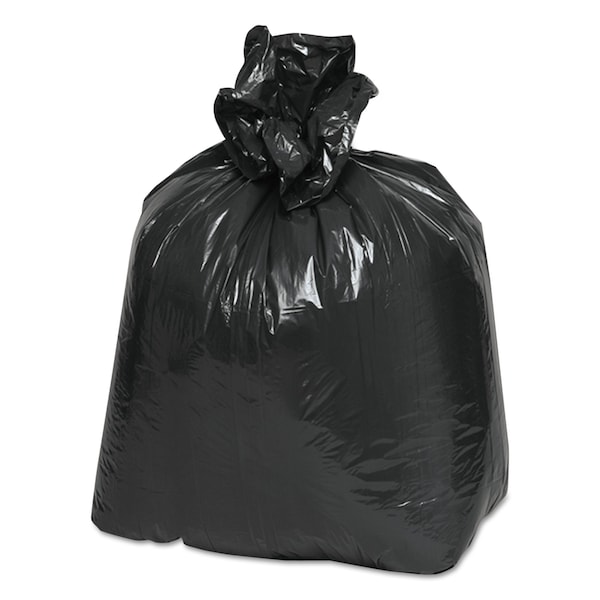 Classic 10 gal Trash Bags, 24 in x 23 in, Light-Duty, 0.6 mil, Black, 500 PK - WEBB24