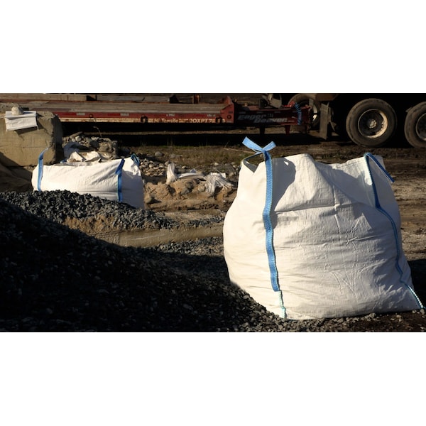 Durasack 2200 lbs. dry material Construction Trash Bags, White - BB-40CTN