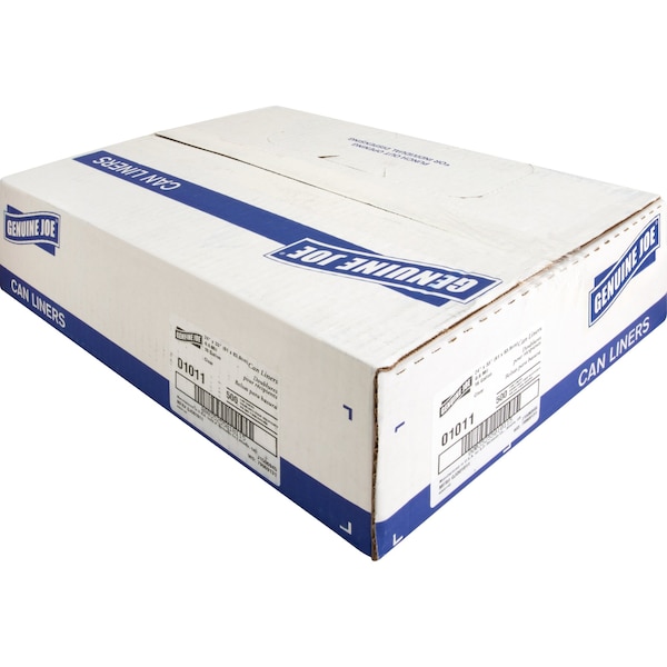 Genuine Joe 16 gal Trash Bags, 0.6 mm, 500 PK - GJO01011