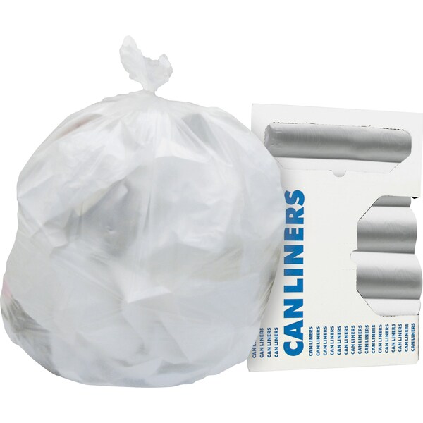 Heritage Bag Trash Bag, 30X37, 10Mic, Natural, HDPE, PK500 - Z6037MN R01