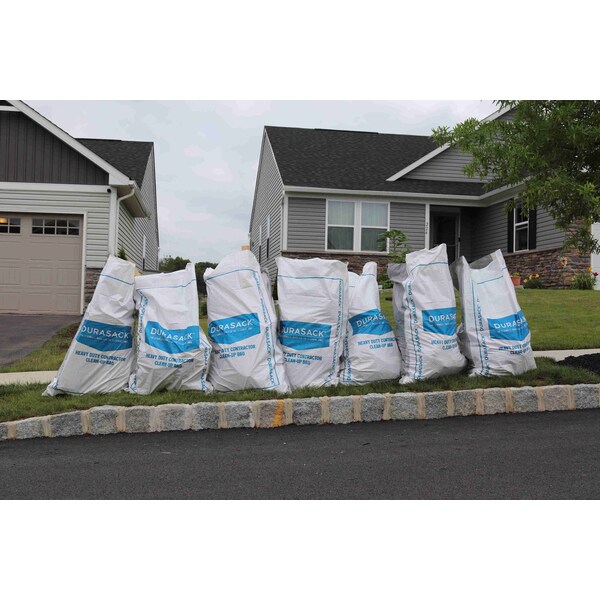 Durasack 100 lbs. dry material Contractor Bags, White, 20 PK - LAM-3045DS