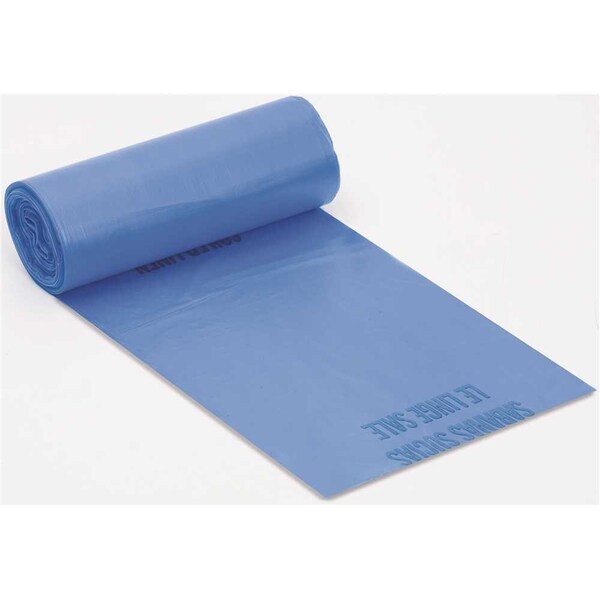 Berry Plastics 37 in. x 50 in. 44 Gal. 1.25 mil Size Blue Soiled Linen Bag, 5PK - HSP3750HPBL