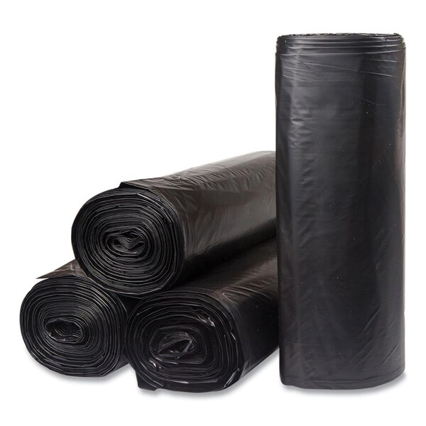 Cool Kitchen 1.2 Mil 45 gal Low-Density Commercial Can Liners, Black - CO3193525
