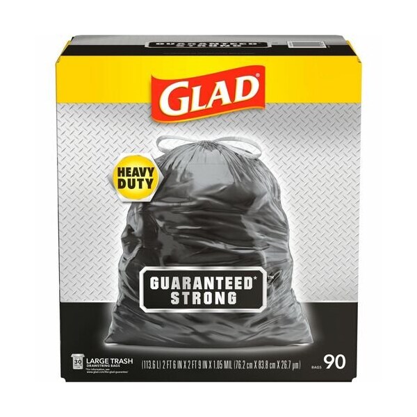 Clorox BAG, TRSH, DRWSTRNG, BLK, 30GAL, 2PK - CLO78952PL