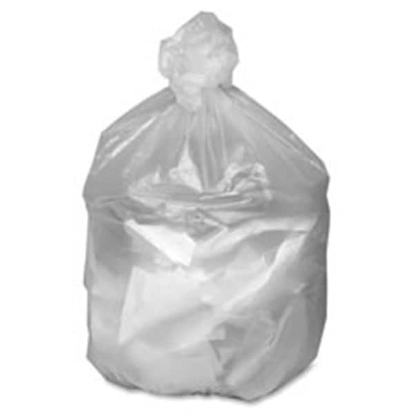 Webster Hi-Density Can Liners- 7-10gal.- 24 in. x 24 in.- 1000-CT- Natural, 1000PK - WBIHD24248N