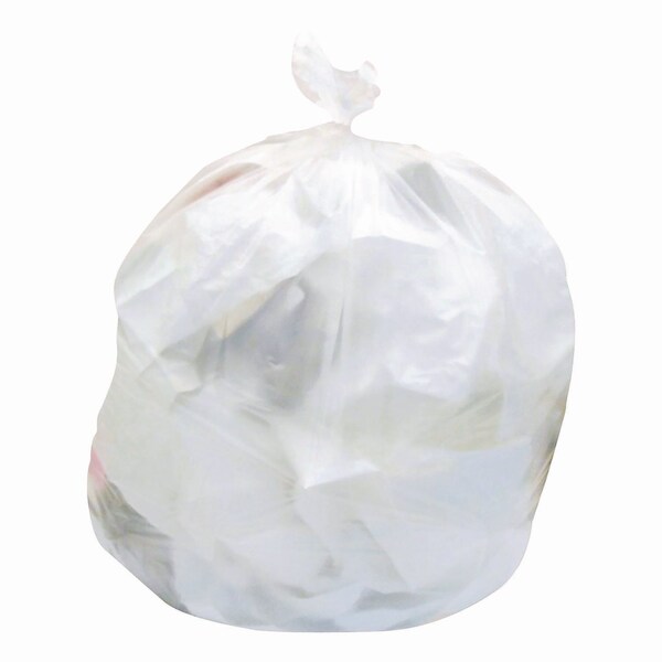 Heritage High-Density Waste Can Liners, 33 gal, 22 mic, 33in x 40in, Natural, Roll, 250PK - Z6640UN R01